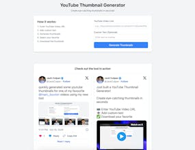 YouTube Thumbnail Generator gallery image