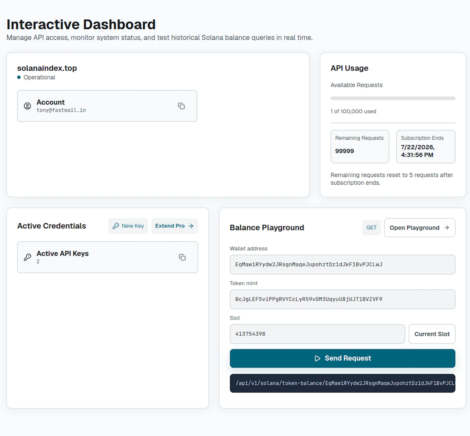 Solana Index - Solana Token Balance screenshot 3