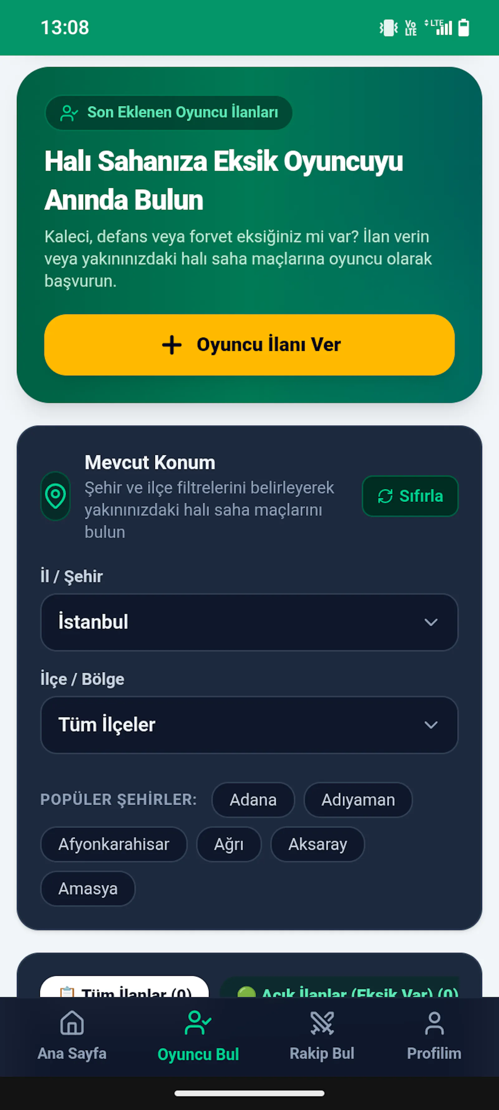 Matchday screenshot 1