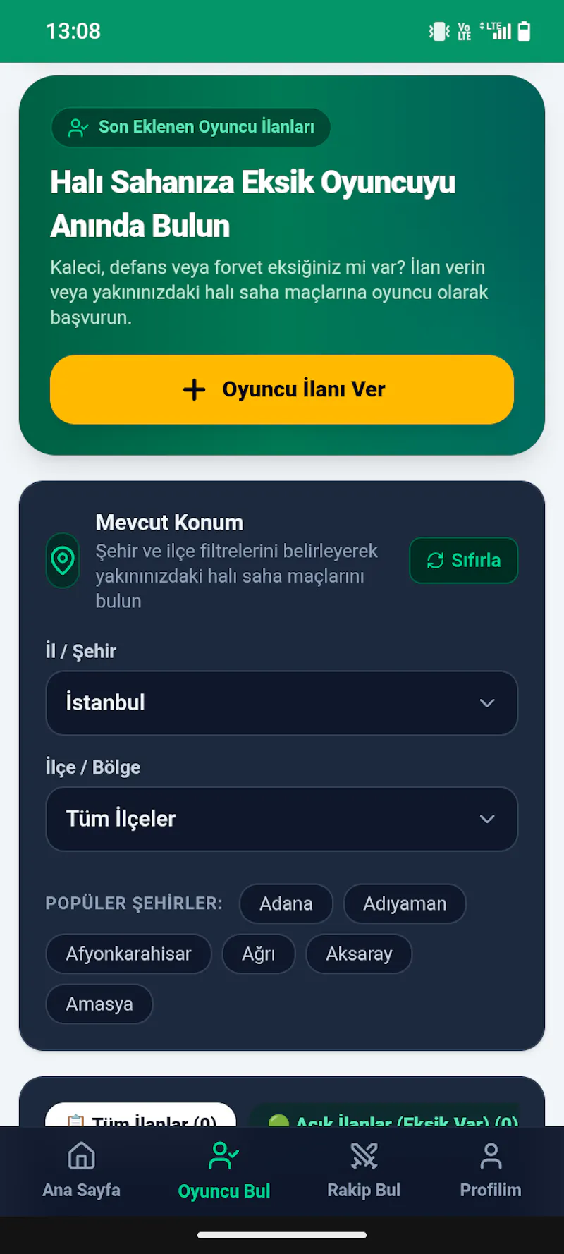 Matchday screenshot 1