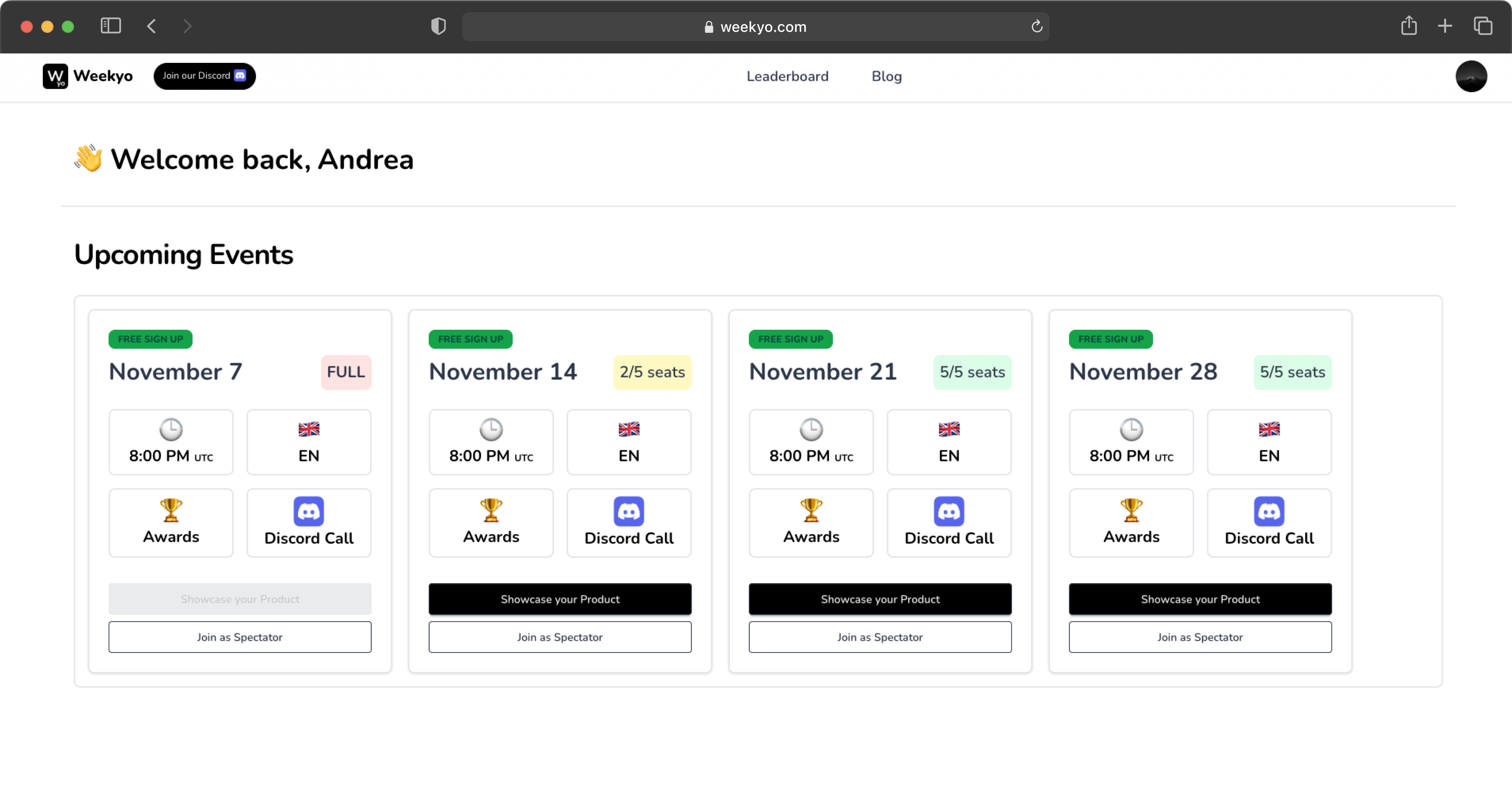 Weekyo gallery image