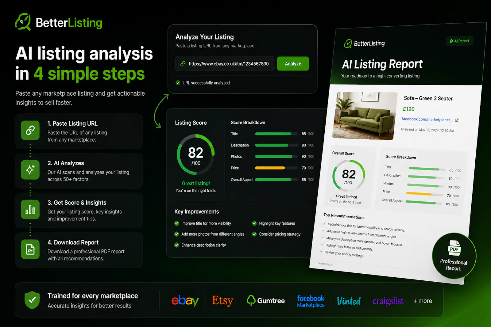 BetterListing.io screenshot 2