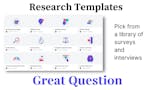 Research Templates from Great Question image