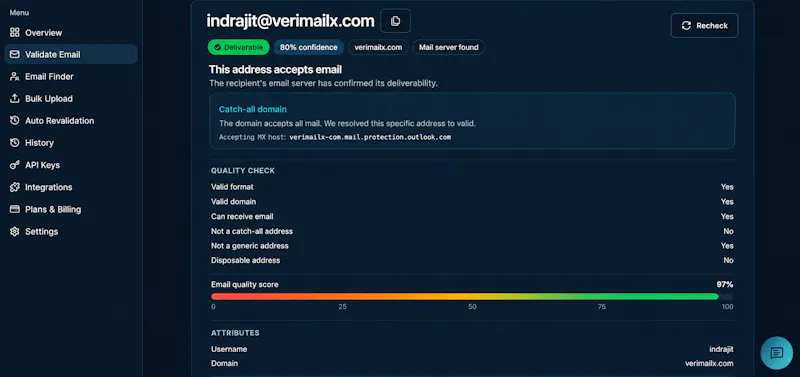 VeriMailX screenshot 7