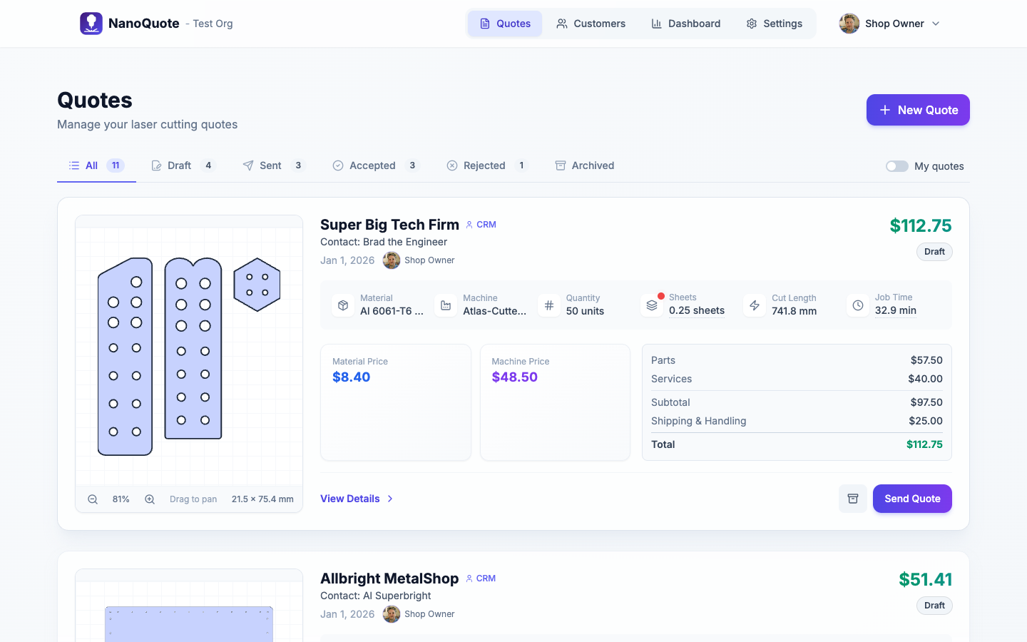 NanoQuote.App gallery image