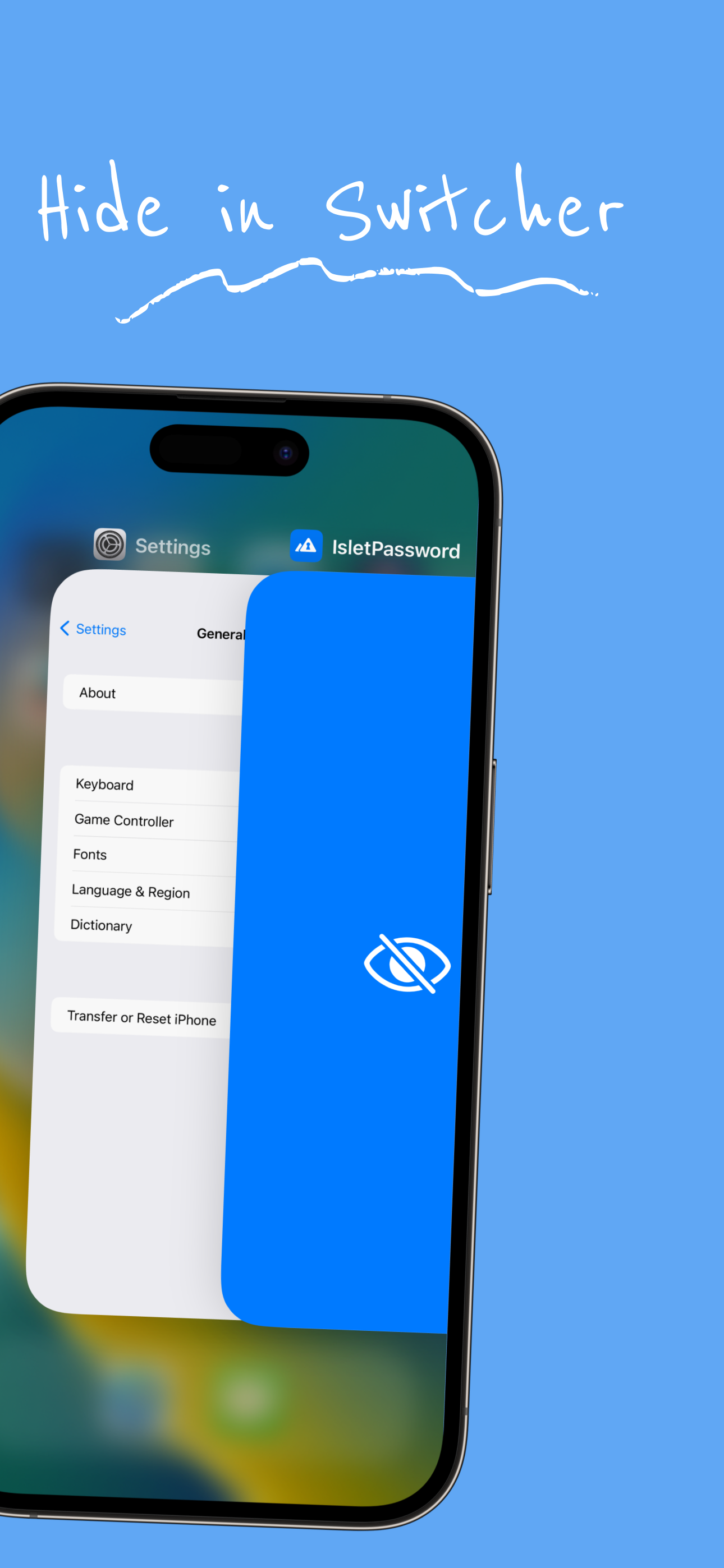 Isletpassword - 암호 관리자가 암호를 알지 못하게하십시오. 미디어 9