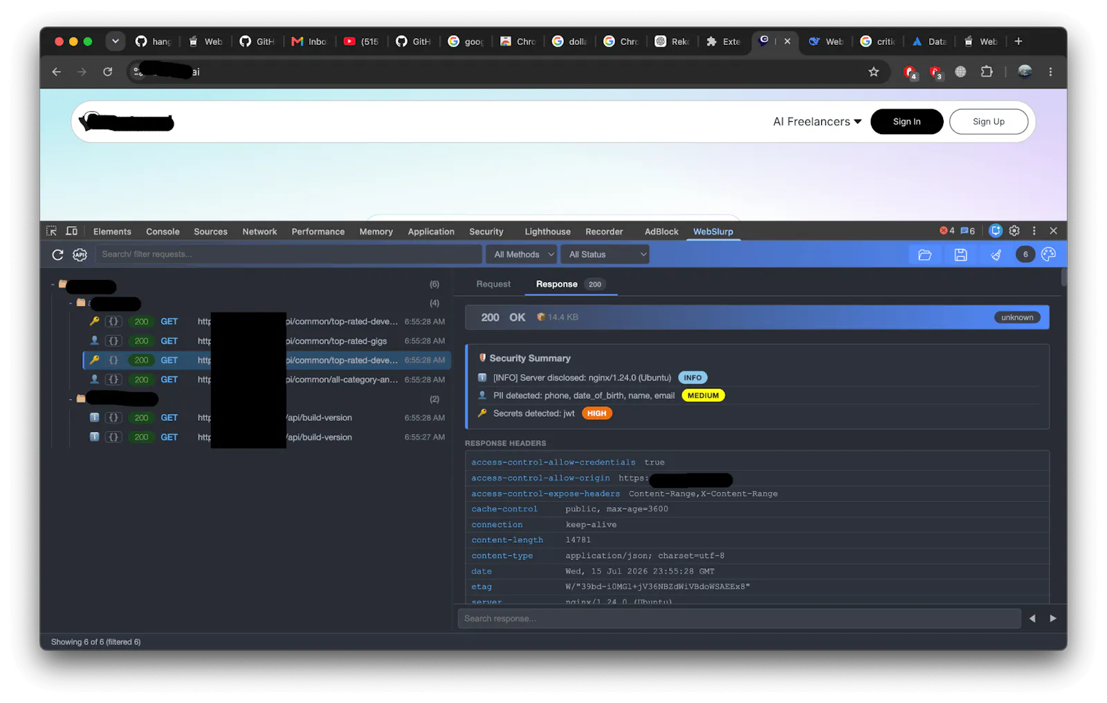WebSlurp screenshot 4