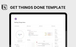 Get Things Done Template  media 1