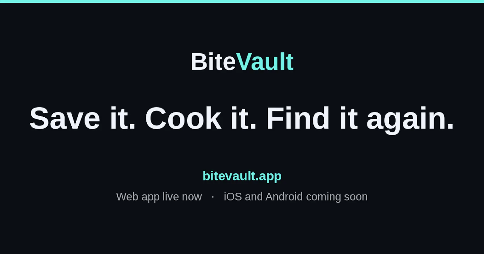 BiteVault screenshot 1