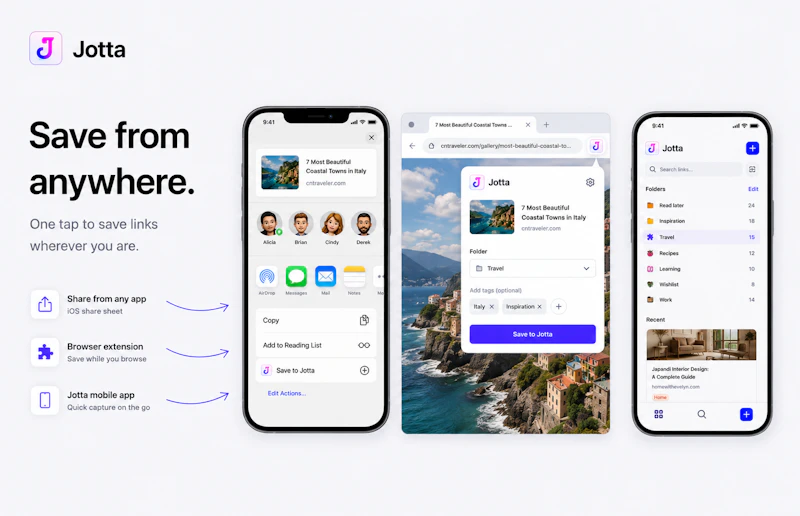 Jotta — Save Links, Beautifully screenshot 3