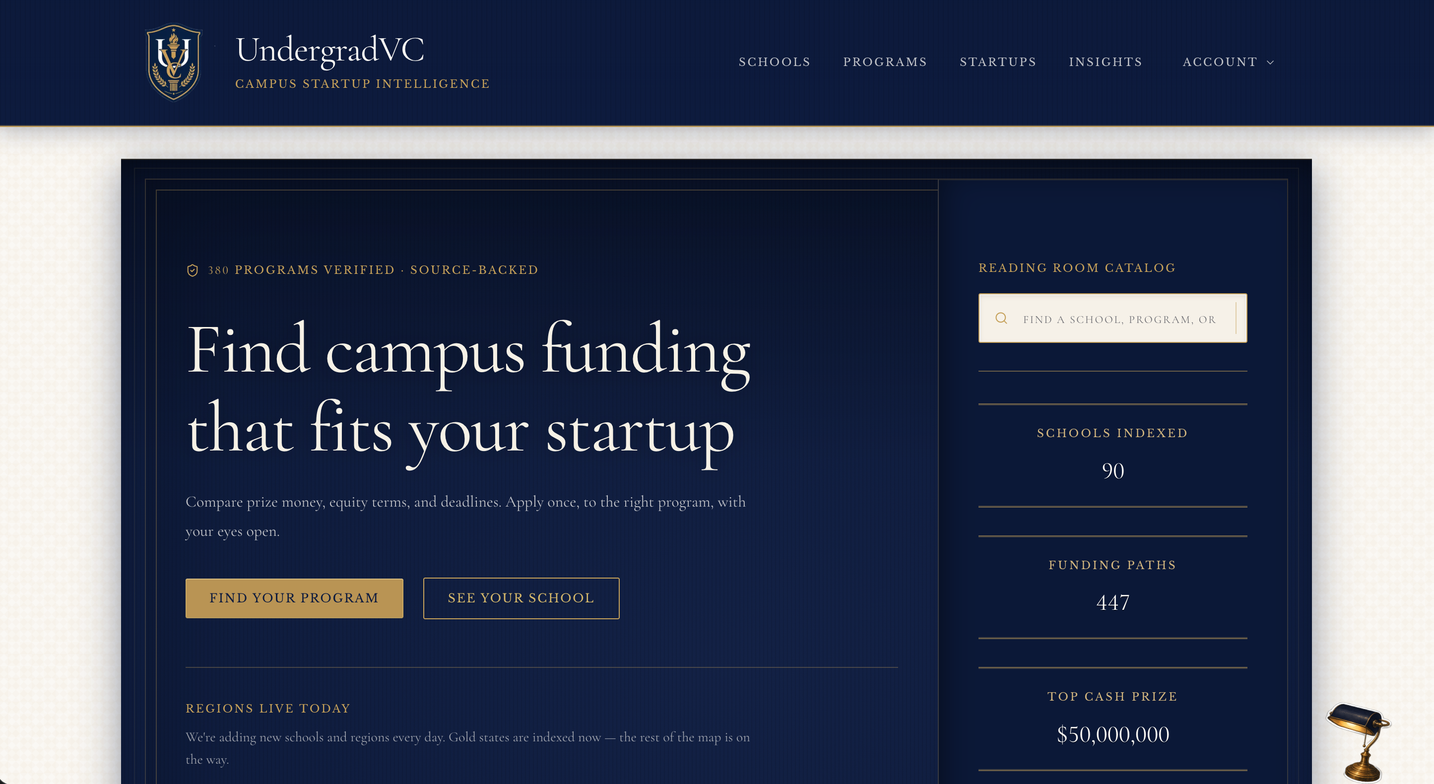 UndergradVC- Campus Startup Intelligence gallery image