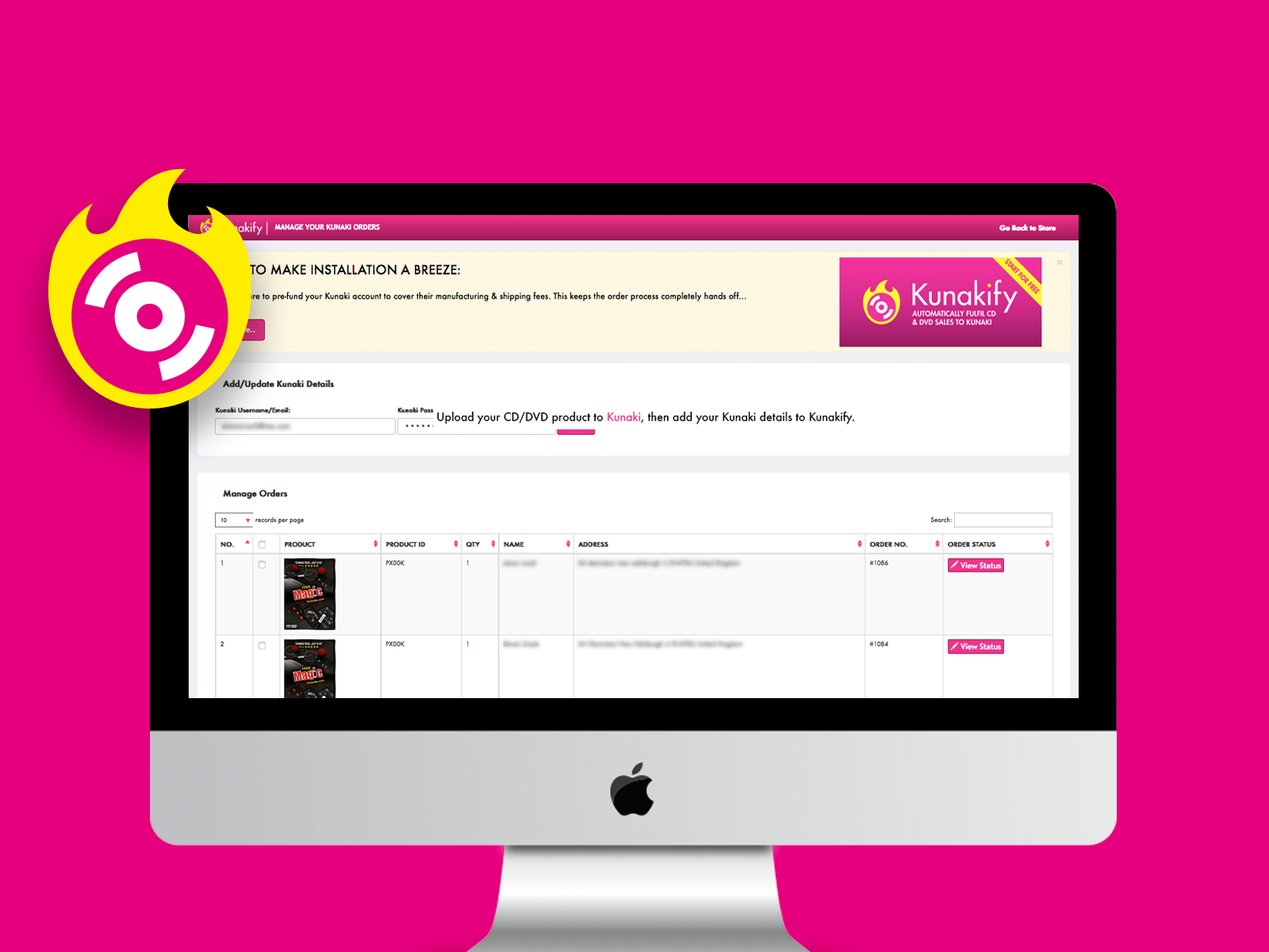 Kunakify: CD DVD & Vinyl Print on Demand gallery image