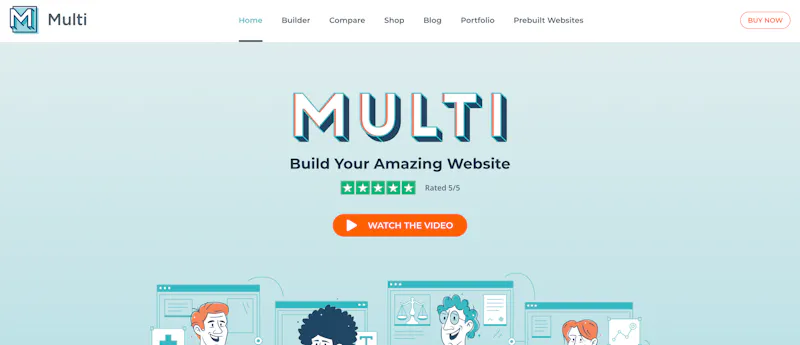 Multi – 50+ Gutenberg Blocks & WP Theme screenshot 4