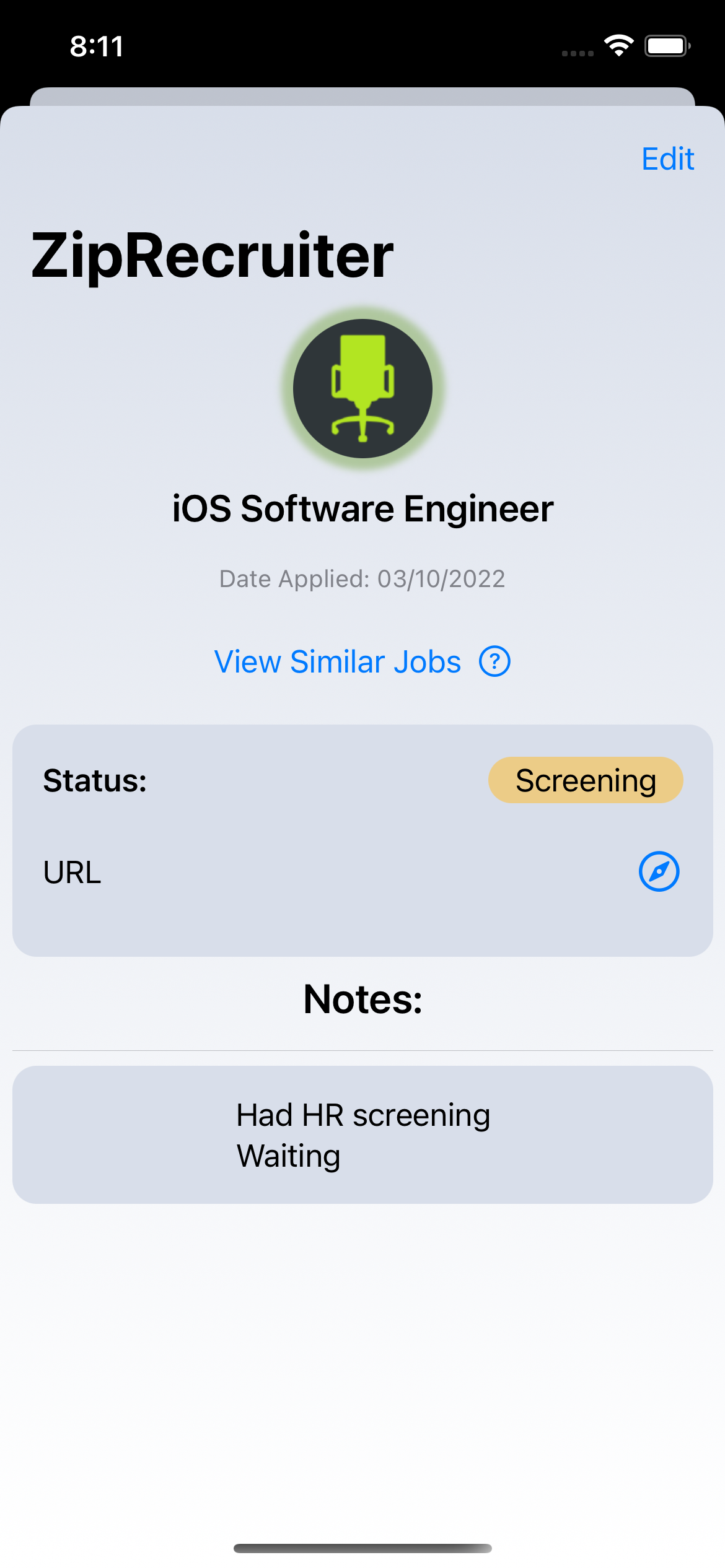 VitaeTracker gallery image