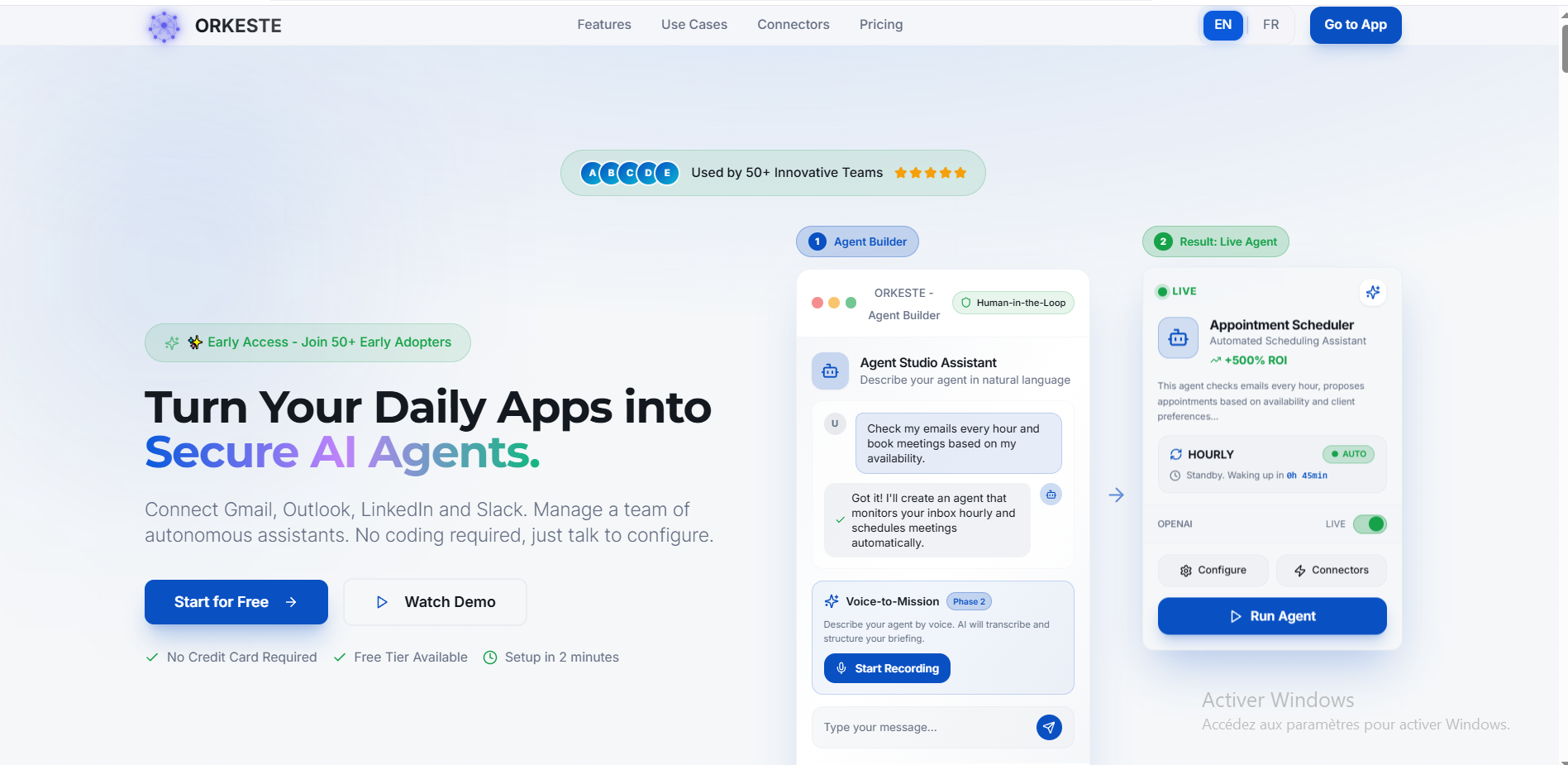 Orkeste - Screenshot 2 showing product features and functionality