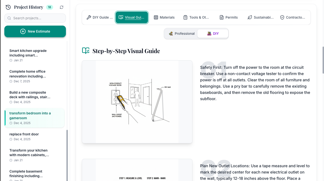BlueprintAI – AI Cost Estimator gallery image