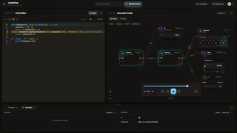 LiveFlow screenshot 2