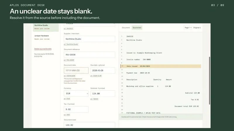 Aplos Document Desk screenshot 1 (video preview)