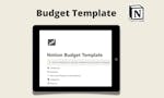 Notion Budget and Subscription Tracker image