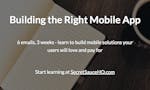 Building the Right Mobile App image