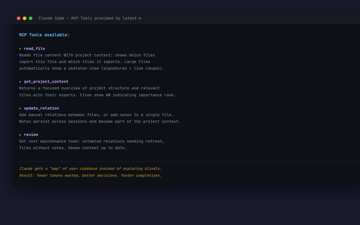 latent-k - Main product screenshot demonstrating key features and user interface