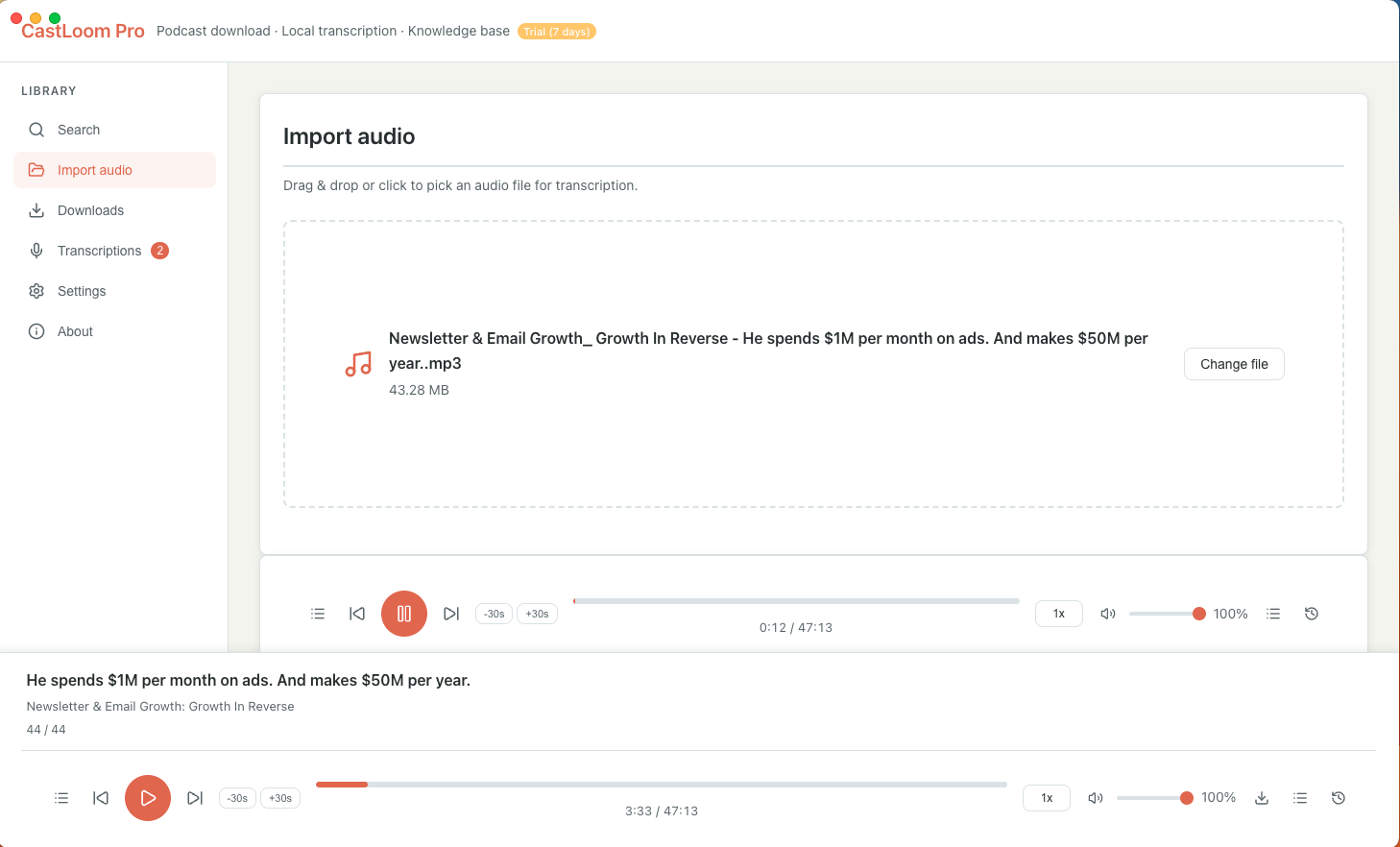 CastLoom Pro media 3