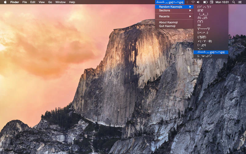 Kaomoji for Mac Image