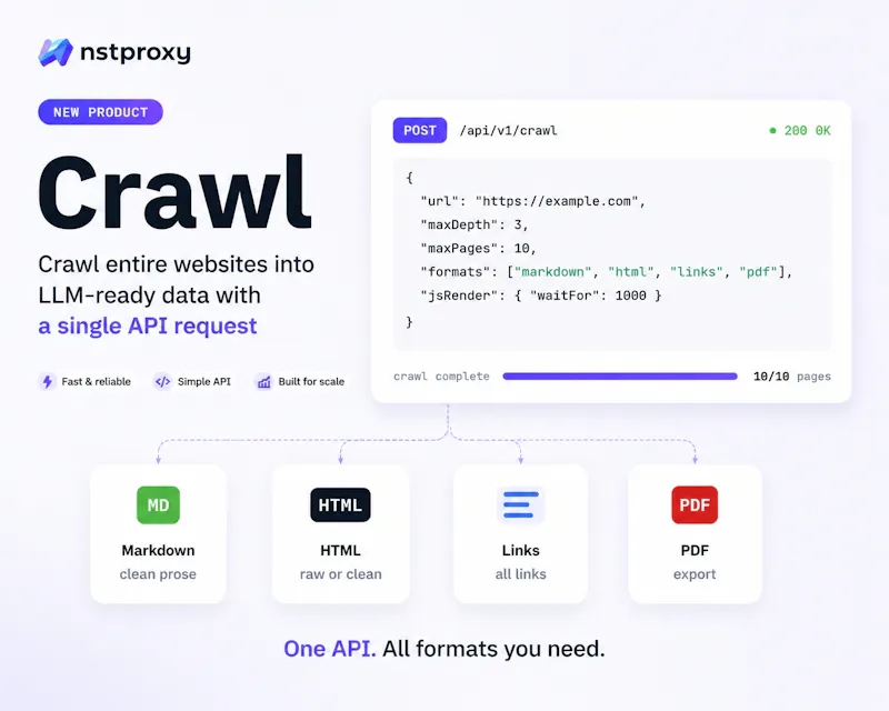 Nstproxy Crawl screenshot 3