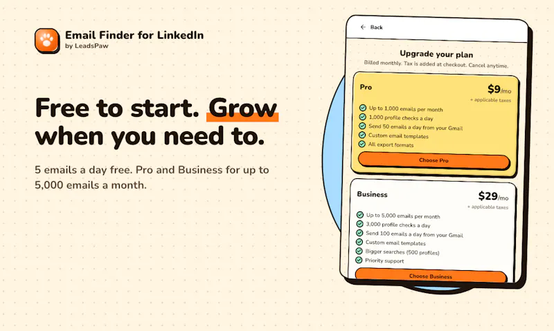 Email Finder for LinkedIn - LeadsPaw screenshot 6