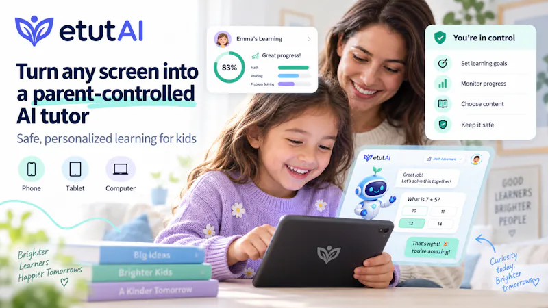 etutAI - AI tutor for kids screenshot 1