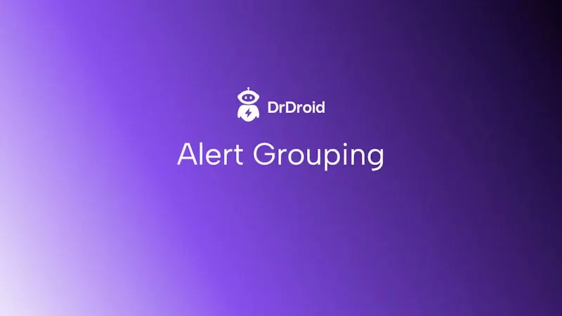 Alert Grouping by DrDroid screenshot 1 (video preview)