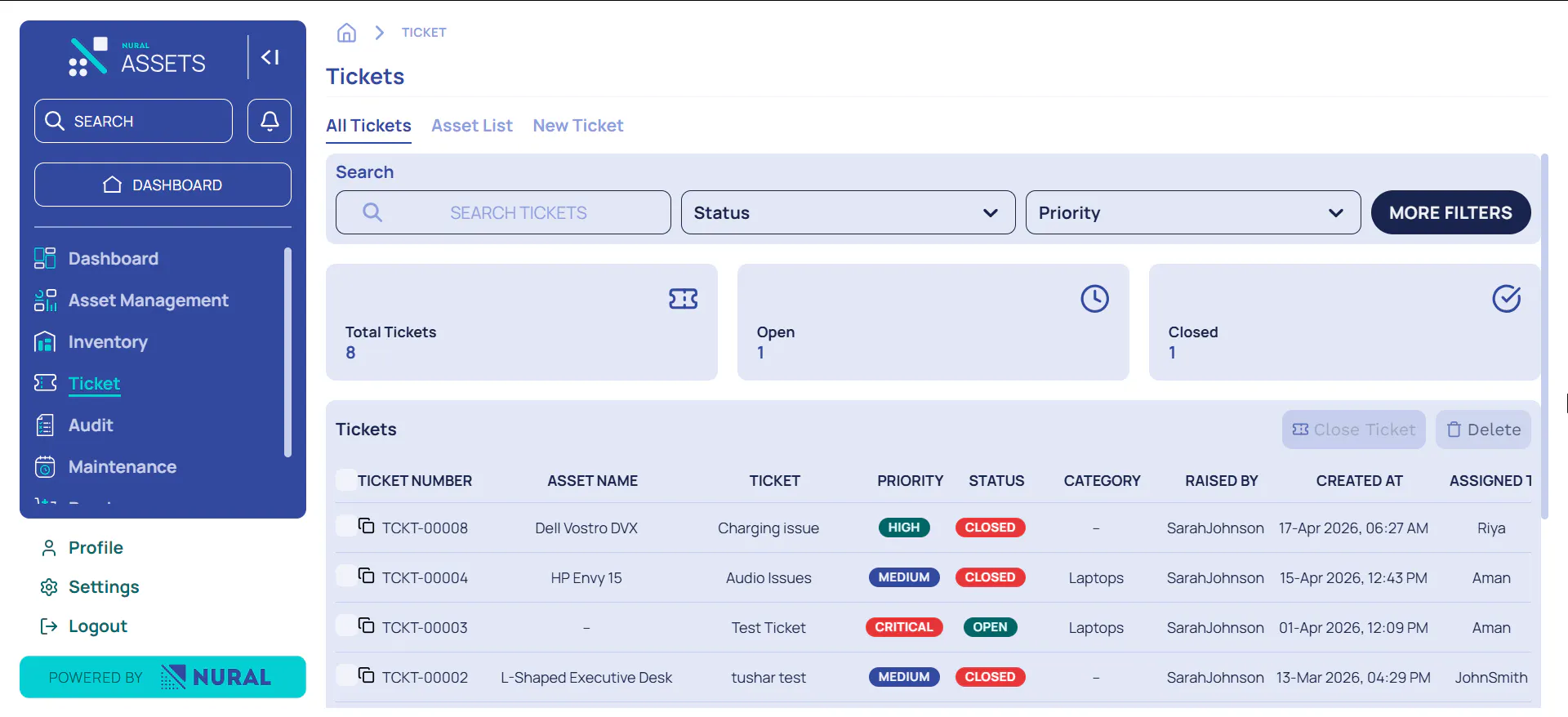  Nural Asset Management Software gallery image