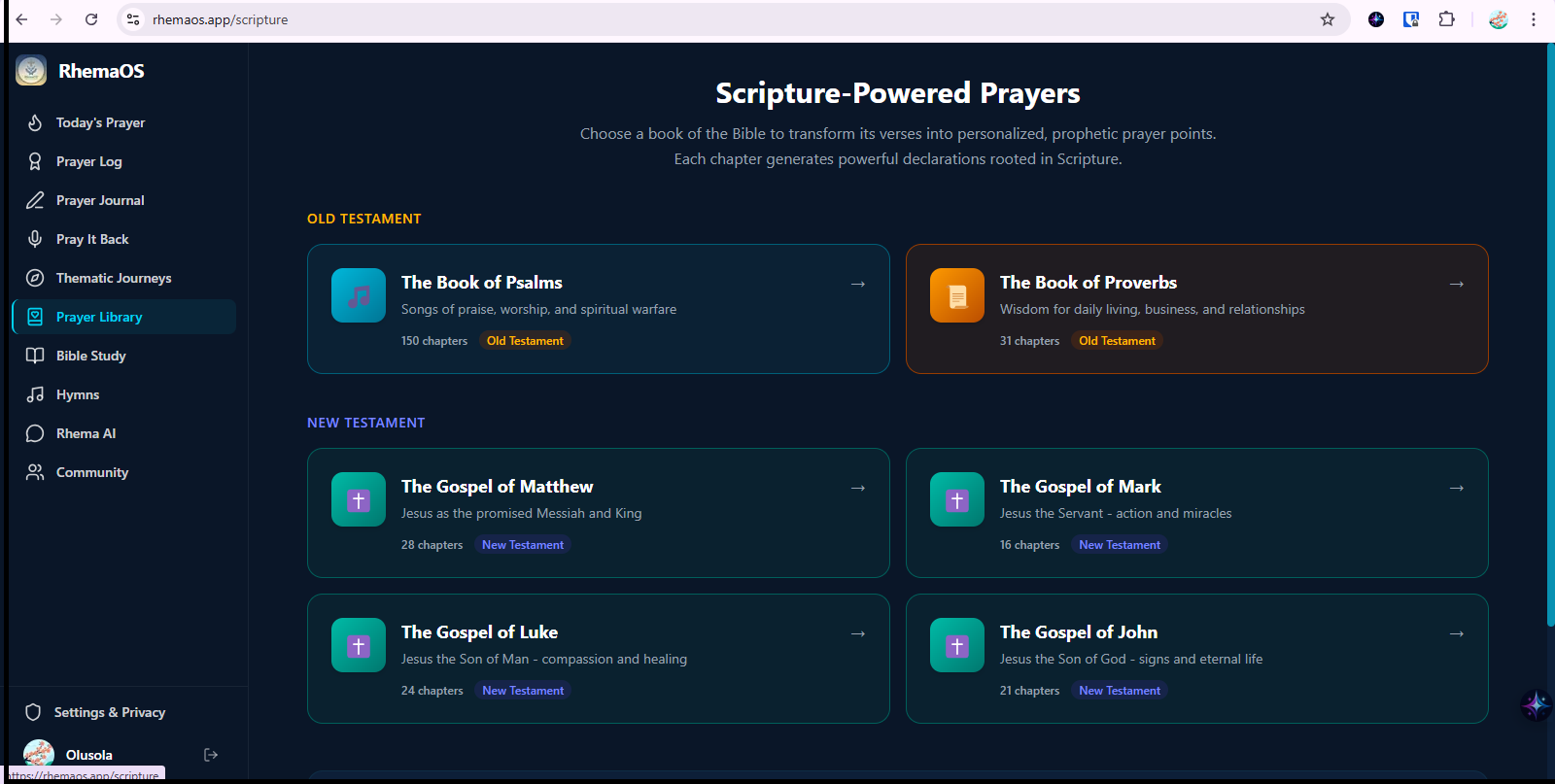 RhemaOS gallery image