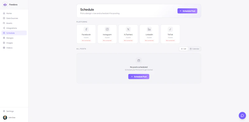 Feedora.io screenshot 5