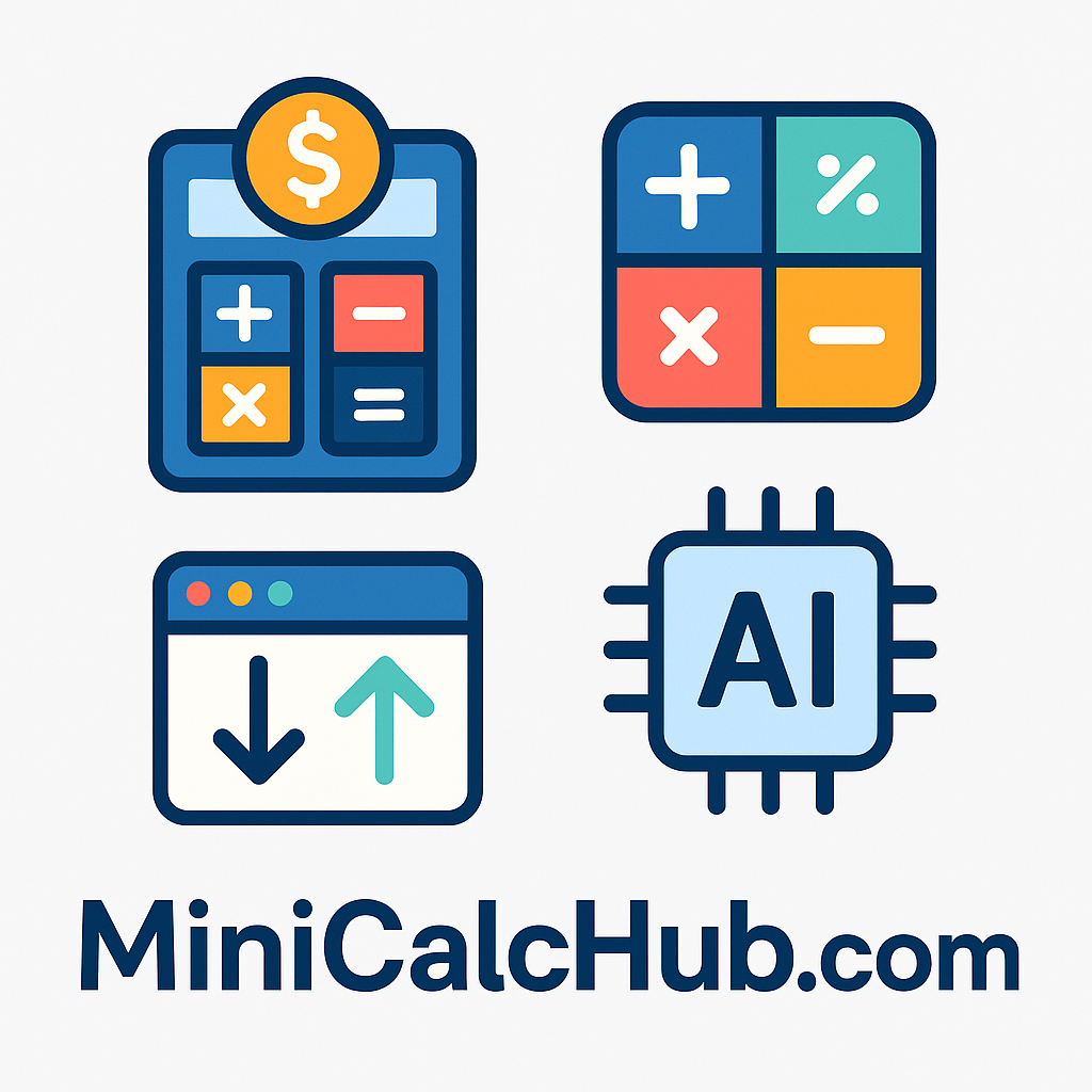 Tiny calculators for big decisions - Product Hunt launch logo