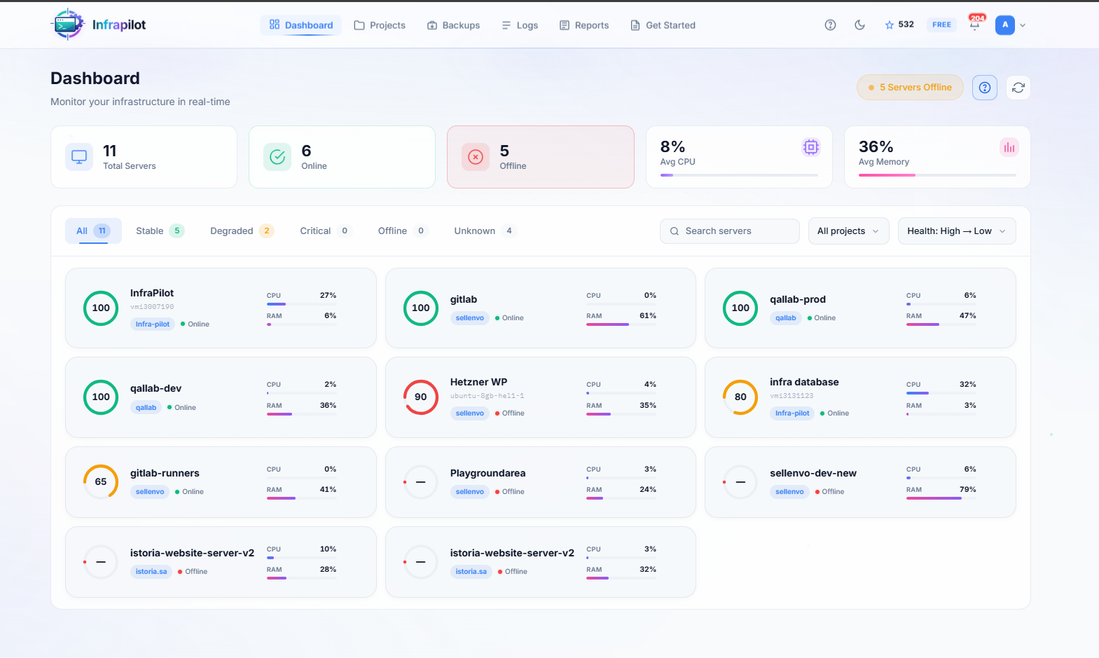 InfraPilot gallery image