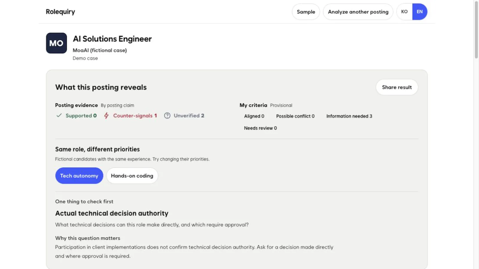 Rolequiry screenshot 3
