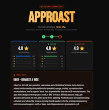 AppRoast Discover Why Users Hate Any App gallery image