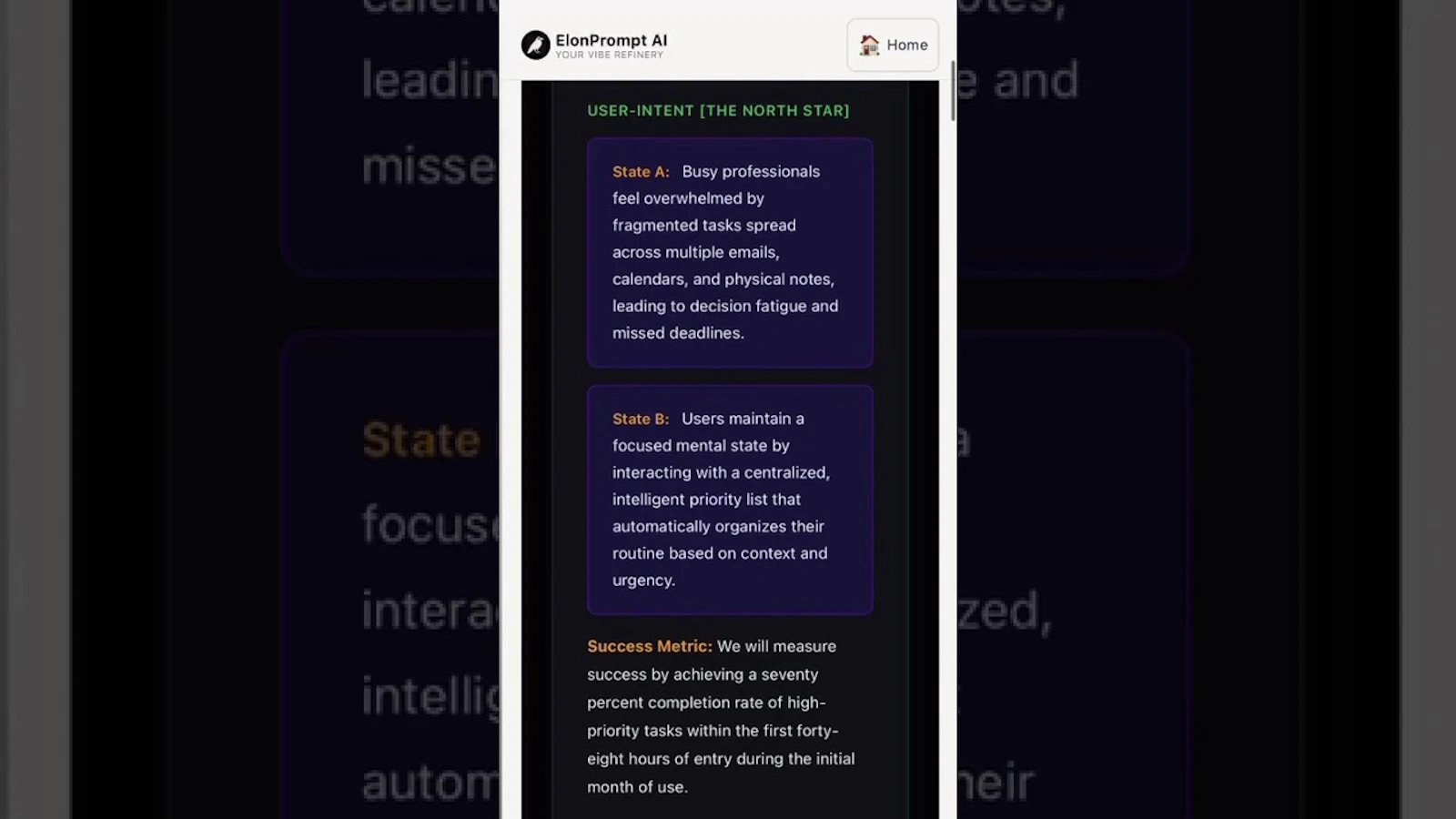 ElonPrompt AI: Your Vibe Coding Refinery screenshot 1 (video preview)