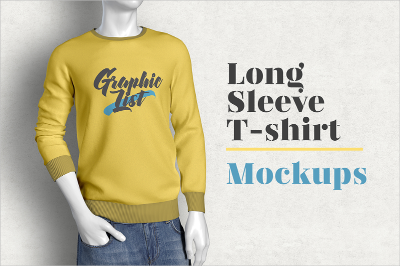 T-Shirt mockup PSD gallery image