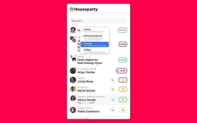 Houseparty Chrome Extension gallery image