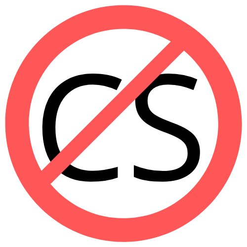 No CS OK logo