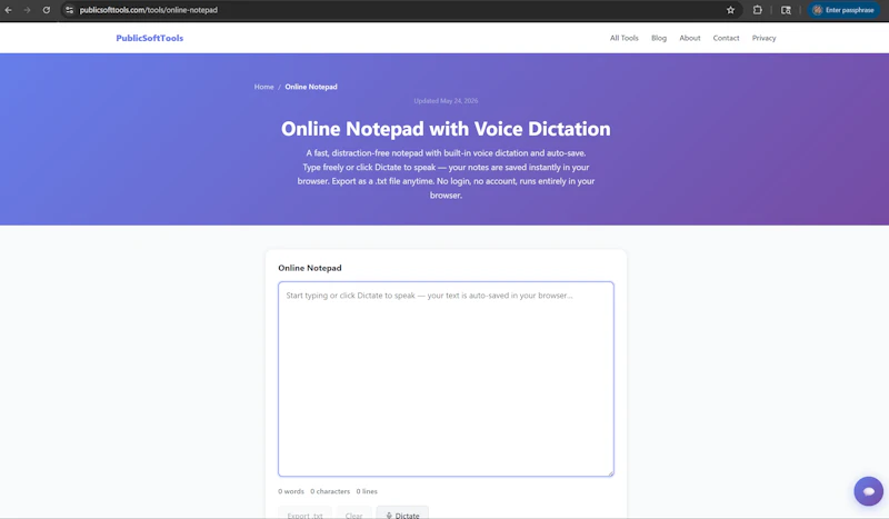 PublicSoftTools screenshot 1