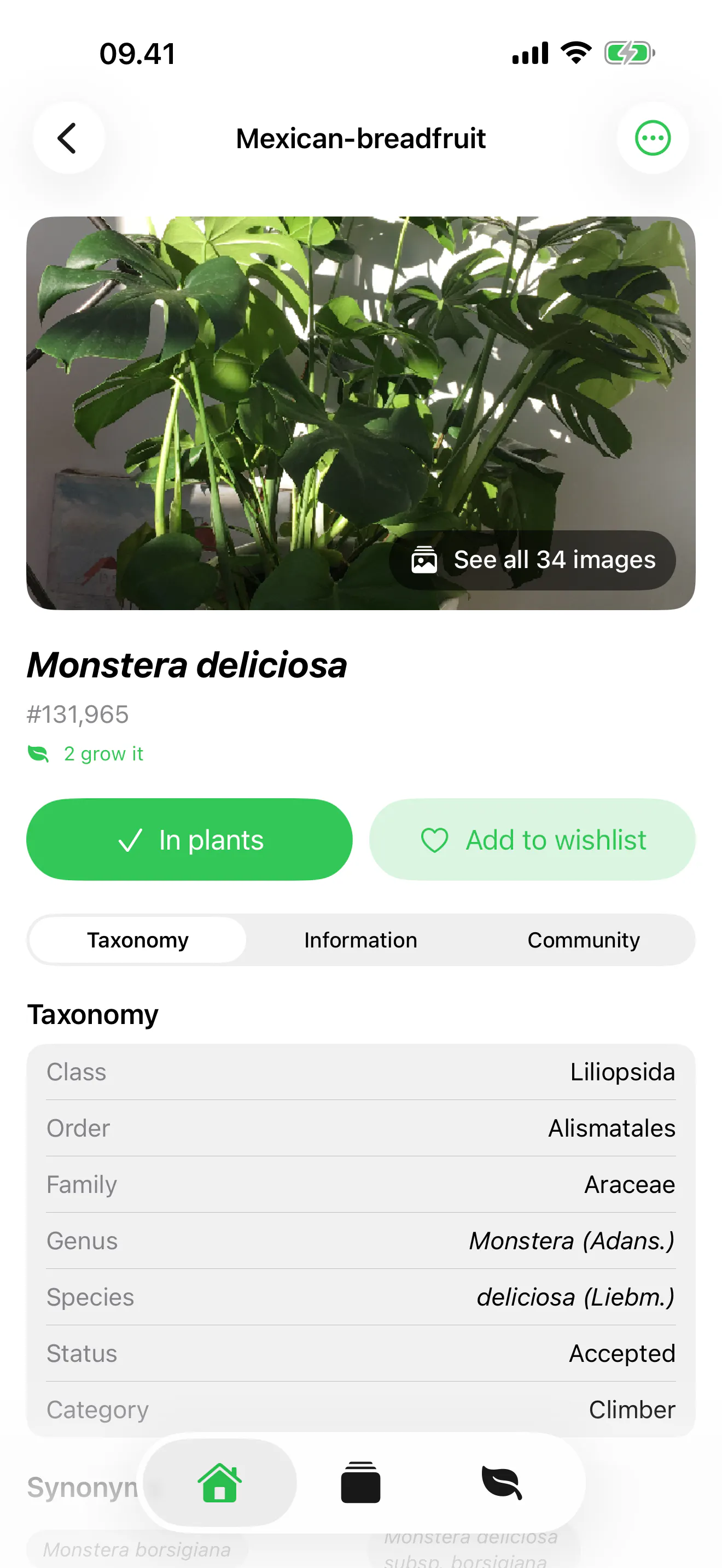 PlantGeekz - Identifier/collection app gallery image