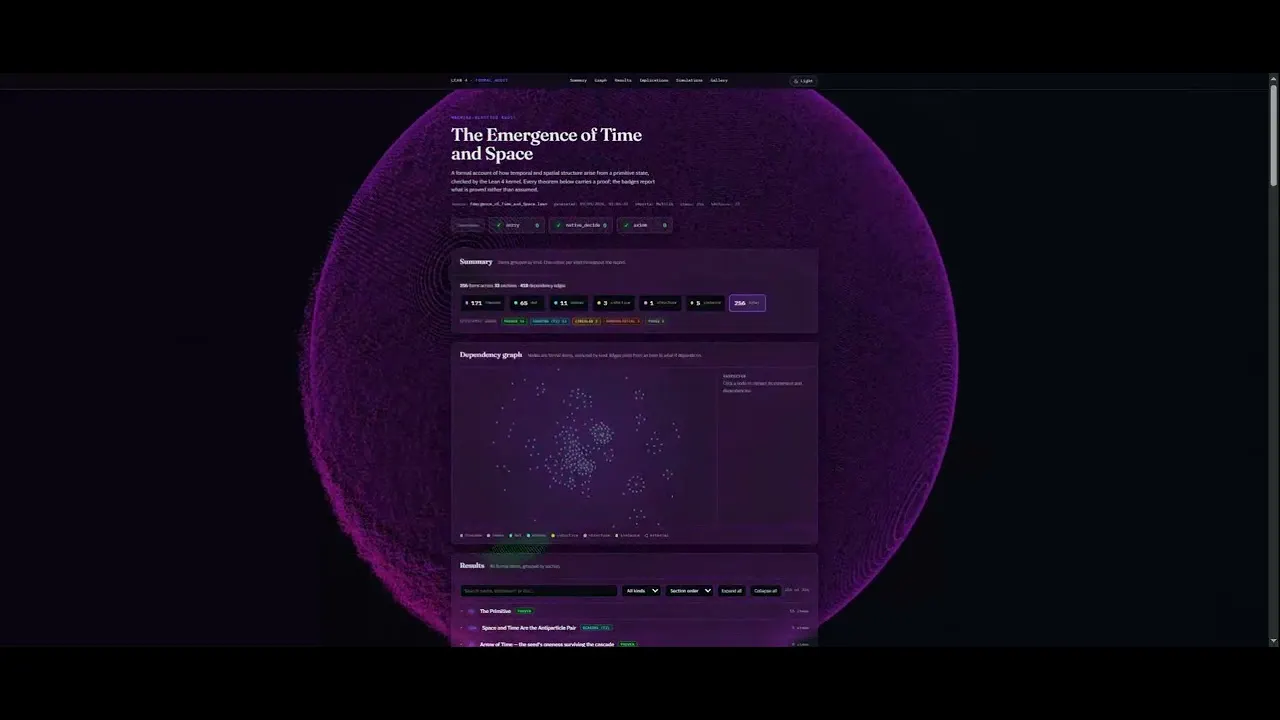 The Emergence of Time and Space gallery image