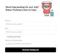 Rakun Packing