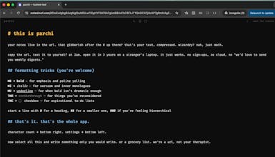 Notes In URL gallery image