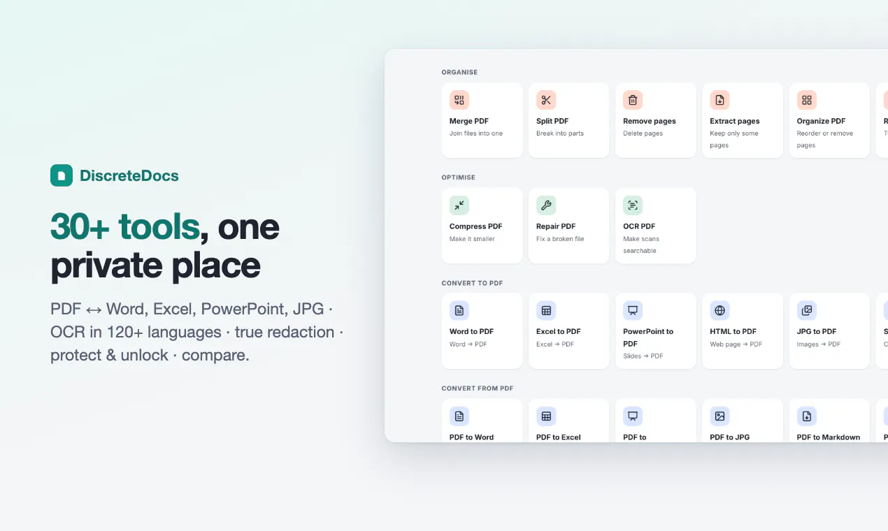 DiscreteDocs gallery image