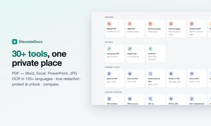 DiscreteDocs screenshot 5