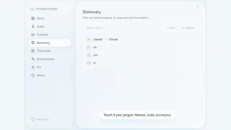 Whisperstream screenshot 6